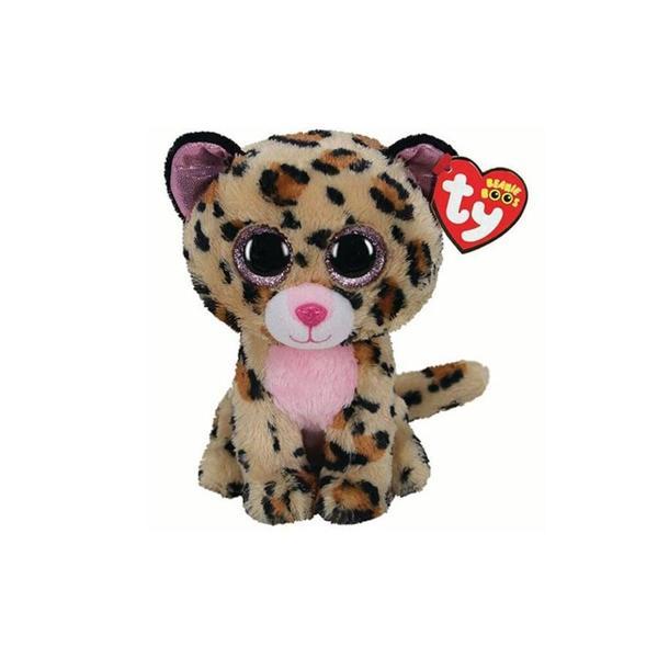 Eğitici Oyuncak TY Beanie Boos Kahverengi Benekli Peluş Leopar Livvie 15cm Kız Erkek Çocuk Eğiticil - Image 1