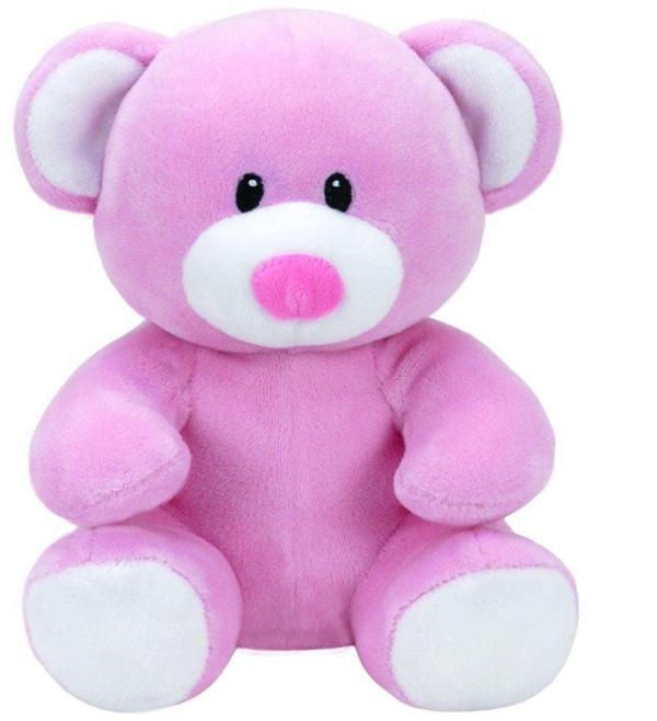 Eğitici Oyuncak Ty Princess Pink Bear Reg Peluş 15cm Kız Erkek Çocuk Eğitici - Image 1