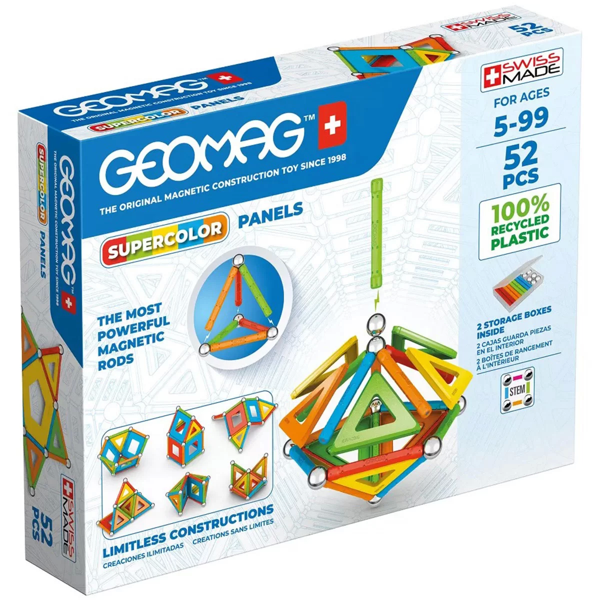 Eğitici Oyuncak Geomag Glitter Manyetik Zeka Oyunu 60 Parça Kız Erkek Çocuk Eğitici Eğitici Oyun - Image 1