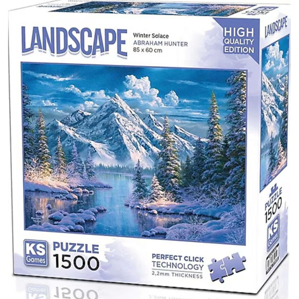 Eğlenceli Oyuncak KS Games Christmas Lights Puzzle 1000 Parça 20720 Kız Erkek Çocuk Eğitici Eğitic - Image 1