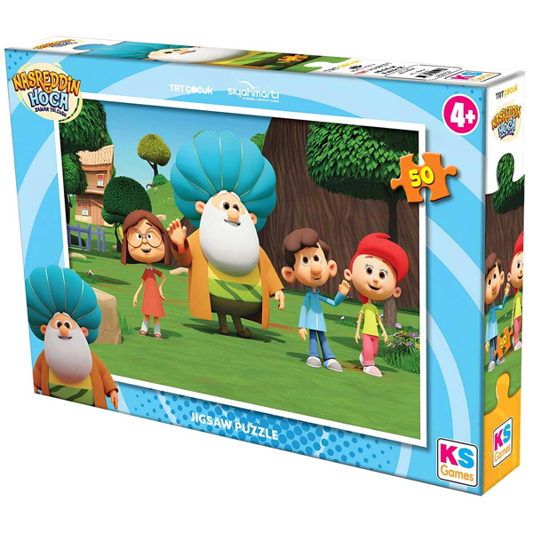 Eğlenceli Oyuncak KS Games Doru 50 Parça Puzzle Kız Erkek Çocuk Eğitici - Image 1