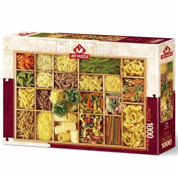 Kız Erkek Çocuk Oyuncak 5235 Makarnalar 1000 Parça - Art Puzzle Kız Erkek Çocuk Eğiticil - Image 1
