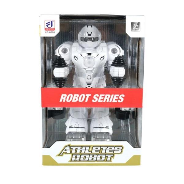Eğlenceli Oyuncak Sesli ve Işıklı Robot Fighter 22cm Kız Erkek Çocuk Eğitici - Image 1