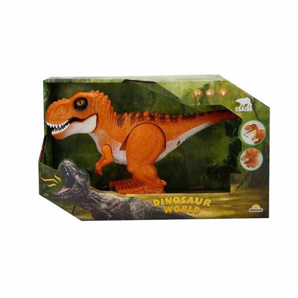 Eğlenceli Oyuncak Sesli ve Işıklı Yürüyen Dinozor Kız Erkek Çocuk Eğitici - Image 1