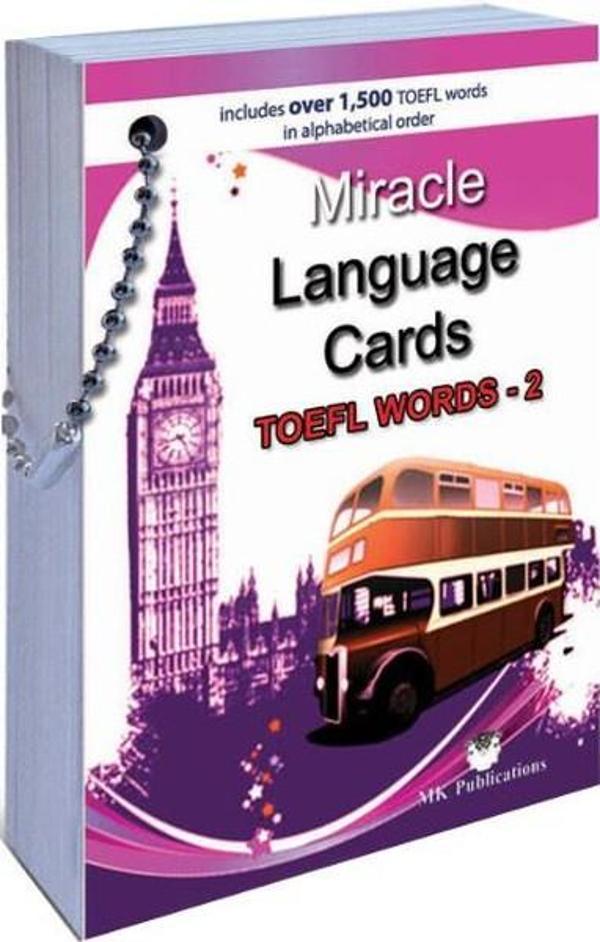 Miracle Language Cards TOEFL Words 2 - MK Publications - Image 1