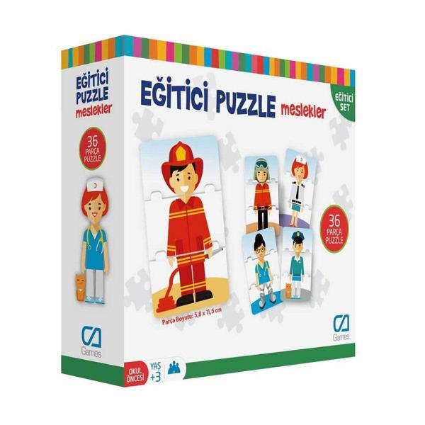 Eğlenceli Oyuncak CA.5030 CA Games, Eğitici Puzzle Meslekler Kız Erkek Çocuk Eğitici Eğitici Oyunc - Image 1