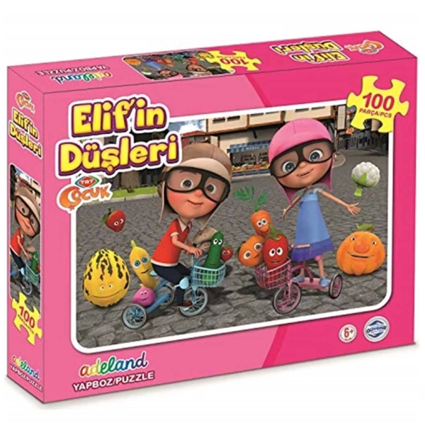 Kız Erkek Çocuk Oyuncak KS Doru 100 Parça Puzzle Kız Erkek Çocuk Eğitici - Image 1