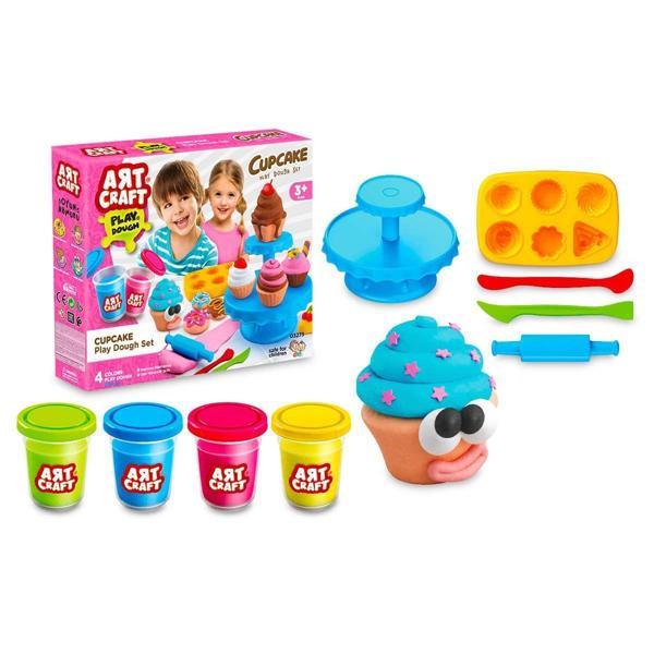 Eğlenceli Oyuncak Dede Art Craft Kapkek Oyun Hamuru Seti Kız Erkek Çocuk Eğiticila - Image 1