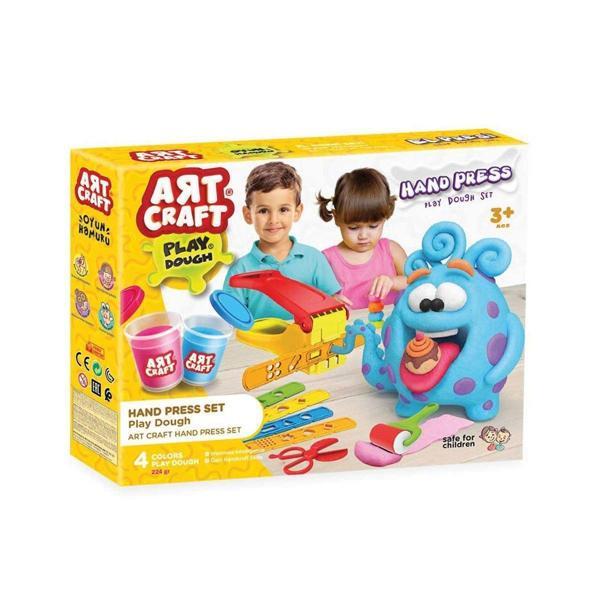 Öğretici Oyuncak 03618 Dede, Art Craft El Presi Hamur Seti 224 gr Kız Erkek Çocuk Eğitici Eğitici - Image 1