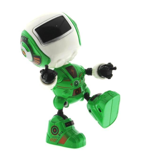 Eğlenceli Oyuncak Dekoratif Sesli Işıklı Mini Sevimli Yeşil Robot Kız Erkek Çocuk Eğitici Eğitici  - Image 1