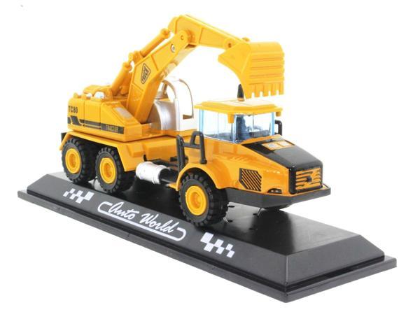 Eğlenceli Oyuncak Die Cast Mini İnşaat Aracı Kepçe Kız Erkek Çocuk Eğitici - Image 1