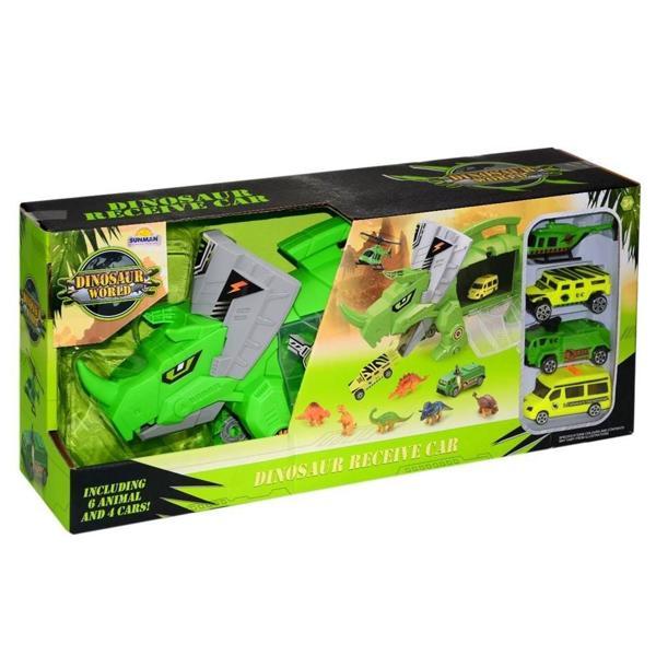 Eğlenceli Oyuncak Dinozor Avcısı Aracı Oyun Seti Kız Erkek Çocuk Eğitici - Image 1