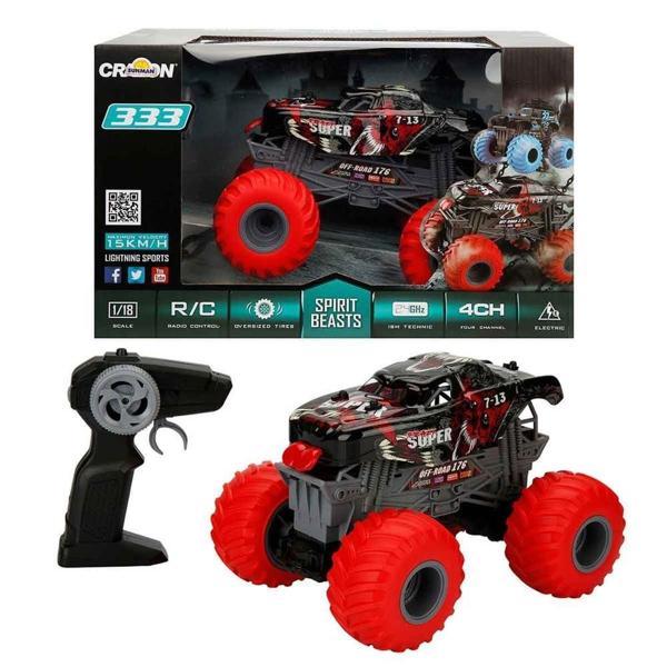 Öğretici Oyuncak 1:18 Uzaktan Kumandalı Spirit Beasts USB Şarjlı Araba 25cm. Kız Erkek Çocuk Eğitici - Image 1