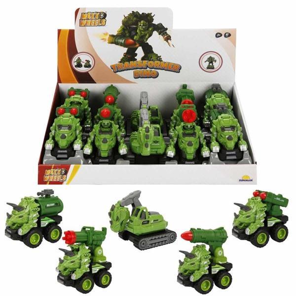 Eğlenceli Oyuncak Maxx Wheels Robota Dönüşen Sürtmeli Araba - 1adet Stokta Olan Gönderilir Kız Erkek Çocuk Eğitici Öğr - Image 1