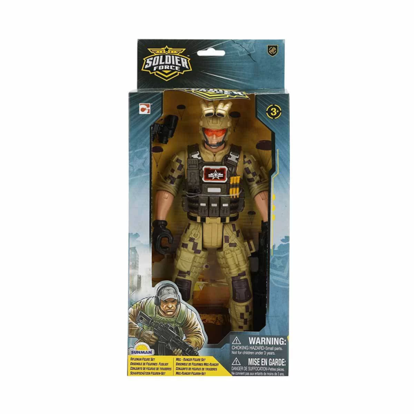 Kız Erkek Çocuk Oyuncak Sesli ve Işıklı Soldier Force Askeri Kamyon Oyun Seti Kız Erkek Çocuk Eğitici Eğ - Image 1
