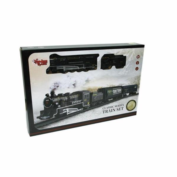 Eğlenceli Oyuncak FF-1601C-1 Işıklı ve Sesli 18 Parça Classic Tren Kız Erkek Çocuk Eğitici Eğitici - Image 1