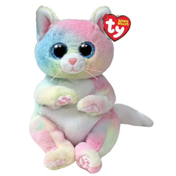 Eğlenceli Oyuncak Ty Beanie Bellies Oturan Peluş İnek Herdly 21cm Kız Erkek Çocuk Eğitici Eğitici  - Image 1