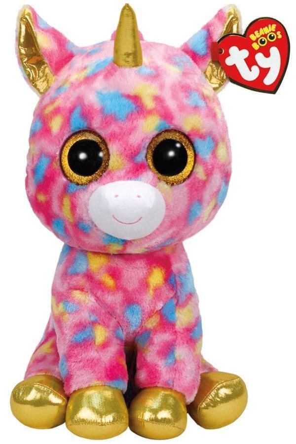 Eğlenceli Oyuncak TY Beanie Boo´s Fantasia Tek Boynuzlu At Peluş 40cm Kız Erkek Çocuk Eğitici Eğit - Image 1