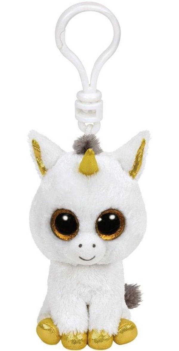Eğlenceli Oyuncak TY Beanie Boo´s Pegasus Tek Boynuzlu At Peluş Anahtarlık Kız Erkek Çocuk Eğitici - Image 1