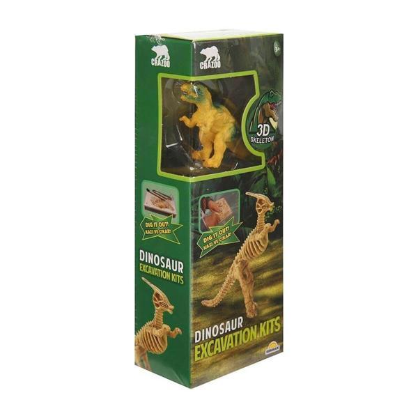 Kız Erkek Çocuk Oyuncak Crazoo Dinozor Figürlü 3D Kazı Seti -1adet stokta olan gönderilir Kız Erkek Çocuk Eğitici Öğretici O - Image 1