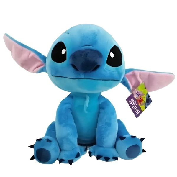 Kız Erkek Çocuk Oyuncak Lolipop Yiyen Stitch Peluş 25cm Kız Erkek Çocuk Eğitici - Image 1