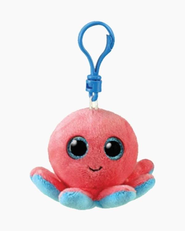 Eğlenceli Oyuncak Ty Beanie Boos Peluş Pembe Ahtapot Anahtarlık Sheldon Kız Erkek Çocuk Eğitici Eğ - Image 1