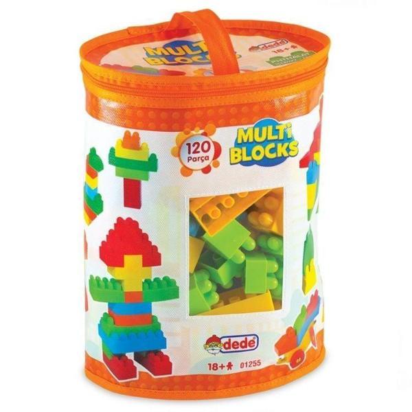 Kız Erkek Çocuk Oyuncak Dede Multi Bloklar 120 Parça Kız Erkek Çocuk Eğitici - Image 1