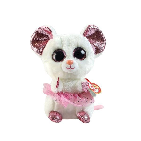 Öğretici Oyuncak TY Beanie Boos Tütülü Peluş Fare Nina 17cm Kız Erkek Çocuk Eğitici Eğitici Oyunc - Image 1