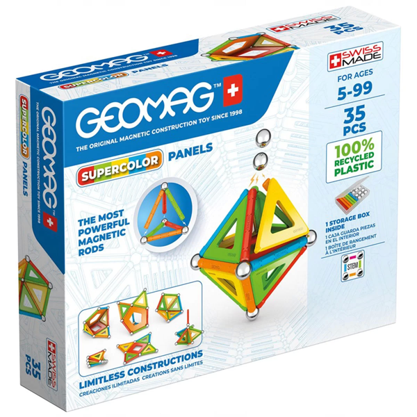 Öğretici Oyuncak Geomag Classic Manyetik Zeka Oyunu 42 Parça Kız Erkek Çocuk Eğitici Eğitici Oyun - Image 1