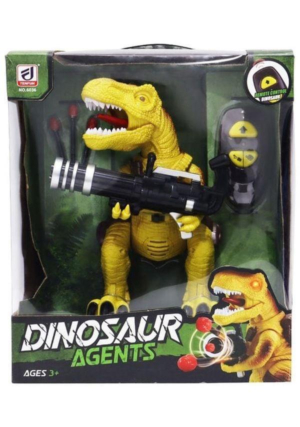 Öğretici Oyuncak Uzaktan Kumandalı Füze Atan Dinozor T-Rex Kız Erkek Çocuk Eğitici Eğitici Oyunca - Image 1