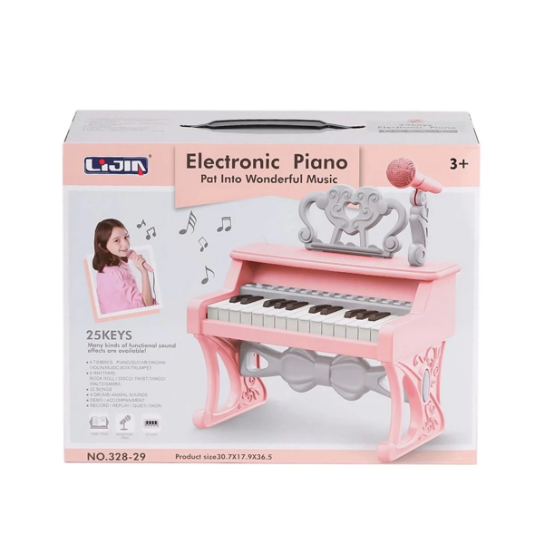 Öğretici Oyuncak Oyun Hamuru Şekillendirme Seti 200 gr 6 Parça Pembe Merdane Kız Erkek Çocuk Eğitici - Image 1