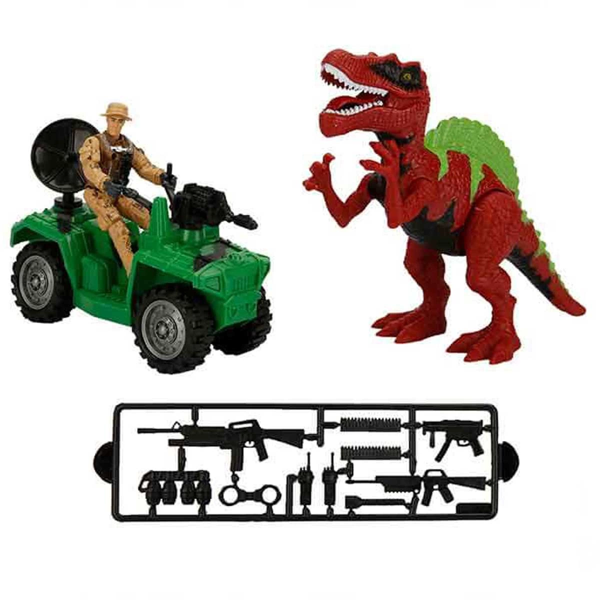 Kız Erkek Çocuk Oyuncak Dinosaurs Dinozor Yakalayıcı Oyun Seti 13 Parça Kız Erkek Çocuk Eğitici Eğitici  - Image 1