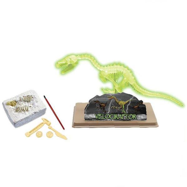 Kız Erkek Çocuk Oyuncak Dinozor Kazma Kiti Velociraptor İskeleti Kız Erkek Çocuk Eğitici - Image 1