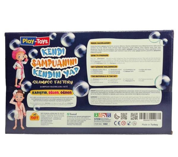 Öğretici Oyuncak PlayToys Kendi Şampuanını Kendin Yap Kız Erkek Çocuk Eğitici - Image 1