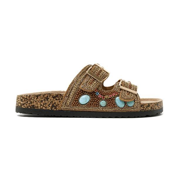 Kadın Terlik 25Y102-5 CL Guja Camel - Image 1