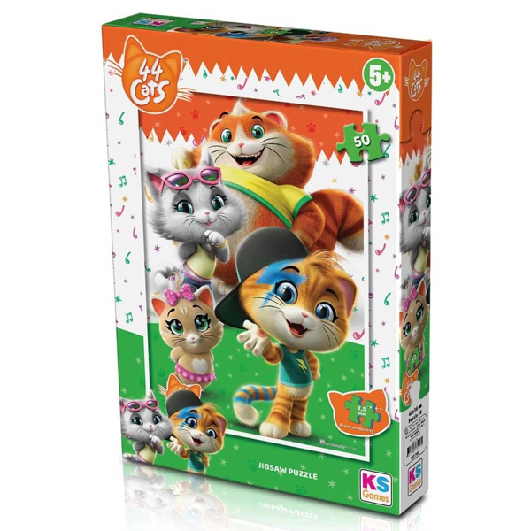 Öğretici Oyuncak KS Games Cinderella 50 Parça Puzzle Kız Erkek Çocuk Eğitici - Image 1