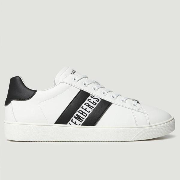 Erkek Sneaker ( Günlük) 19134/CP A BKKU Bikkembergs  64039996 SCARPA UOMO MICROFIBER Bianco - Image 1