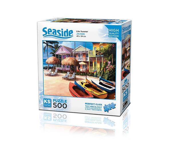 Öğretici Oyuncak KS Puzzle 500 Parça Wild White Storm Kız Erkek Çocuk Eğitici - Image 1
