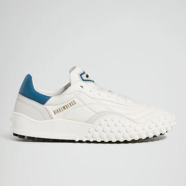 Erkek Sneaker ( Günlük) 27116/CP C BKKU Bikkembergs  64039996 Nappa White/Nappa Navy - Image 1