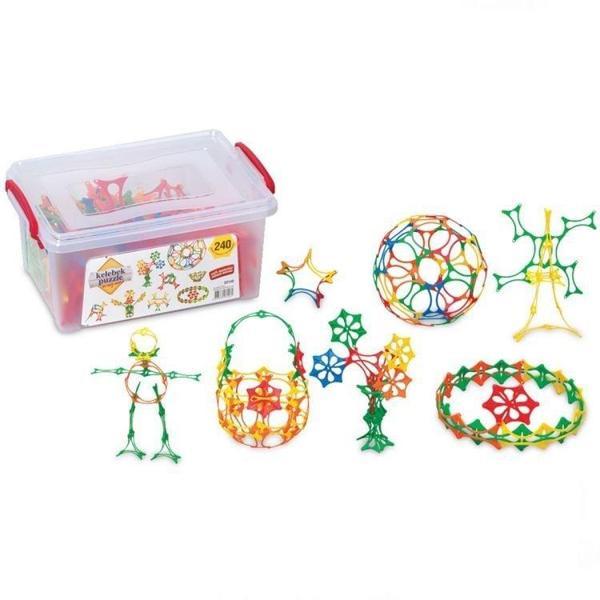 Öğretici Oyuncak Dede Kelebek Puzzle Küçük Boy 240 Parça Kız Erkek Çocuk Eğiticil - Image 1