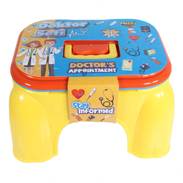 Öğretici Oyuncak Doktor Setli Sandalye Kız Erkek Çocuk Eğitici - Image 1