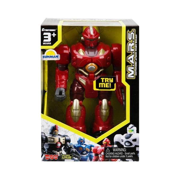 Öğretici Oyuncak M.A.R.S. Sesli ve Işıklı Yürüyen Robot 18cm. Kız Erkek Çocuk Eğitici Eğitici Oyu - Image 1