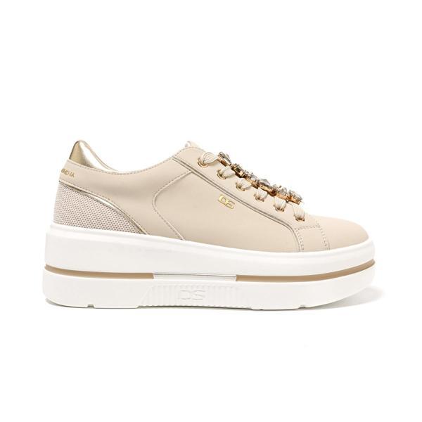 Kadın Sneaker ( Günlük) 185550DM Donna Serena TOMAIA 5550DM Beige Platino - Image 1