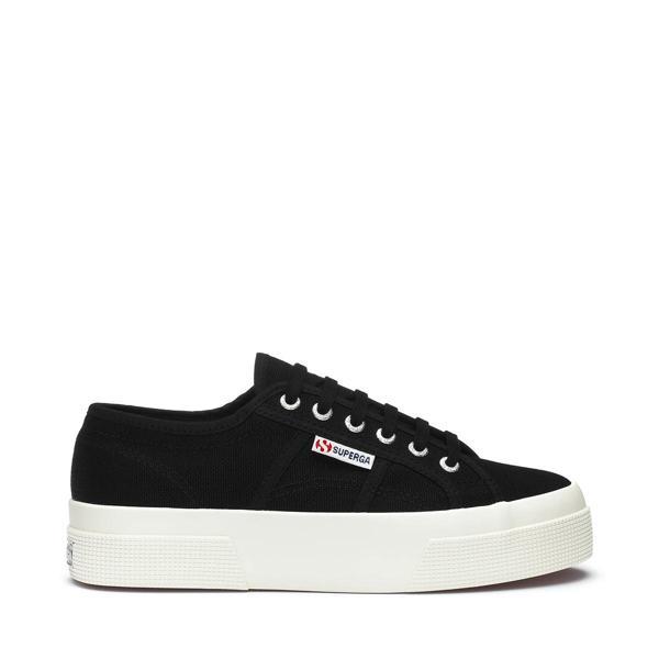 Kadın Sneaker ( Günlük) S21384W Superga 2740 PLATFORM Black-F Avorio-ADK-SP - Image 1
