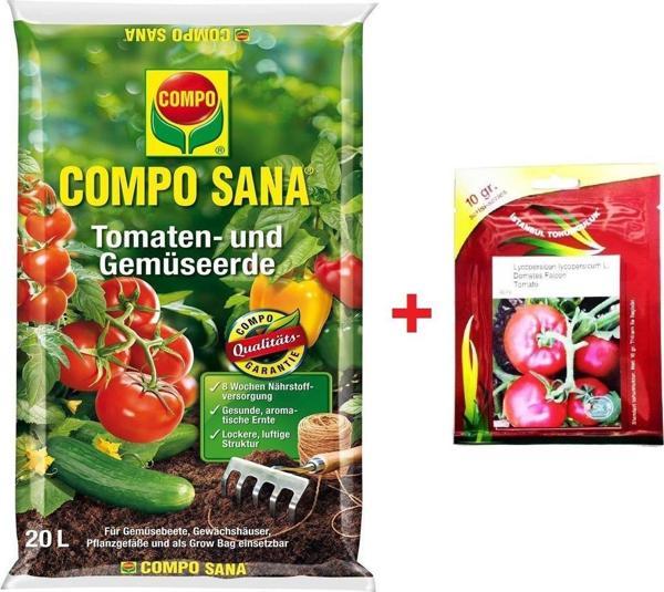Compo Domates Toprağı + Domates Tohumu - Image 1