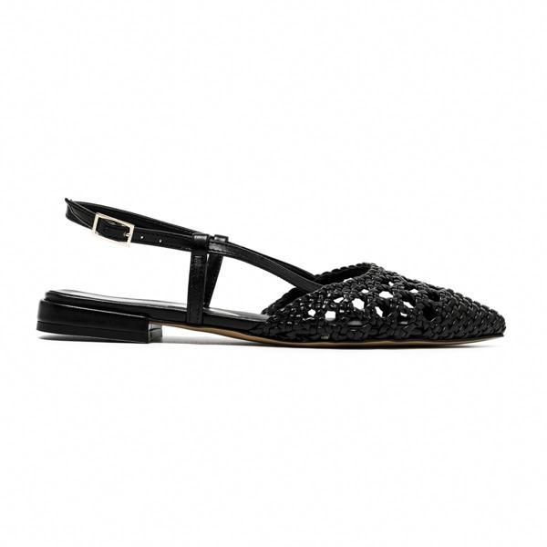 Kadın Topuklu/ Stiletto 411A081 Nacree TRECCIA Nera - Image 1