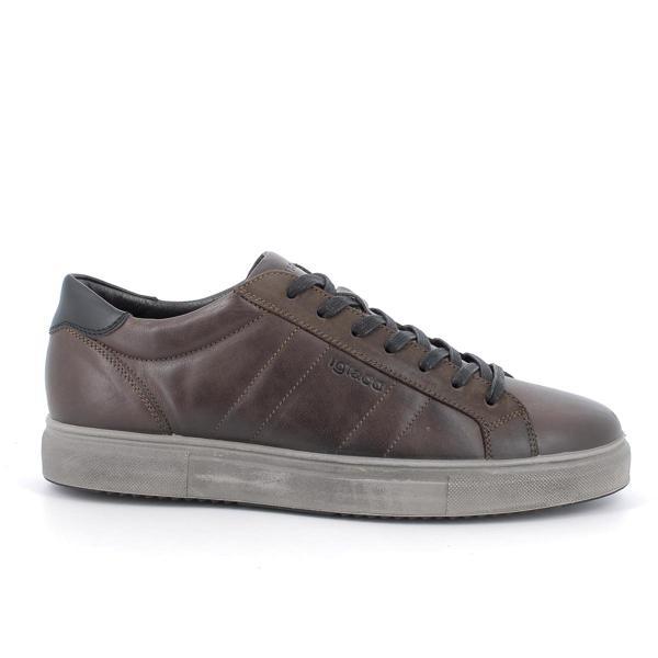 Erkek Sneaker ( Günlük) 6633611 IGI&Co USH 66336 Vitello Rag Caffe - Image 1