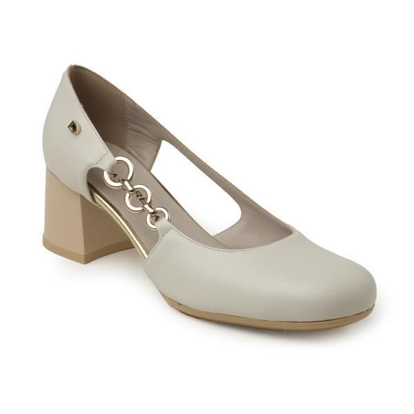 Kadın Topuklu/ Stiletto 7E5161DP Donna Serena Panna - Image 1