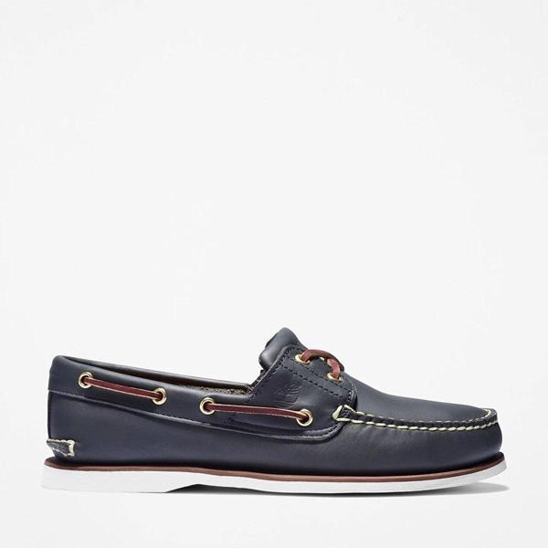 Erkek Oxford ( Klasik) TB1 74036 4841 Timberland CLASSIC BOAT BOAT SHOE Blue - Image 1