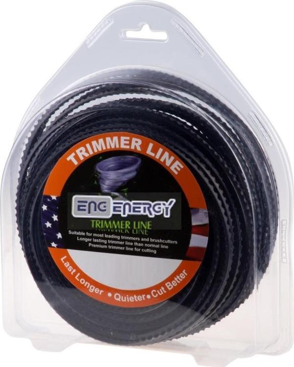 Energy Tırtıklı Siyah Tırpan Misinası 3.3 mm 35 mt - Image 1